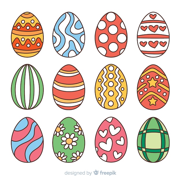 Easter day egg collection