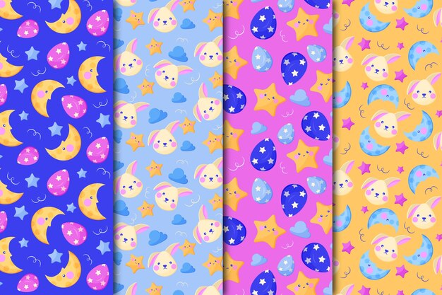 Easter day pattern set