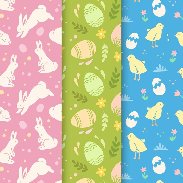 Easter day patterns collection