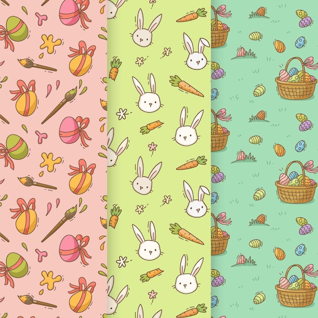 Easter day patterns collection