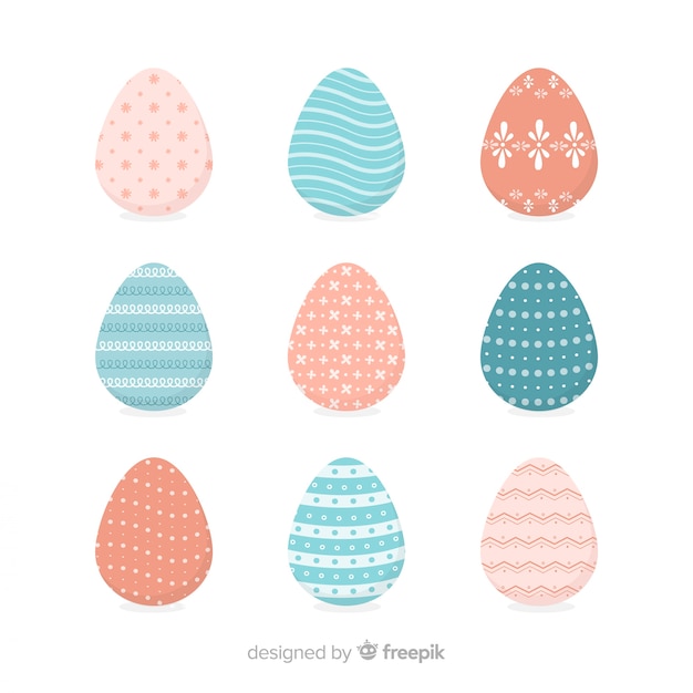 Free Vector easter egg collection