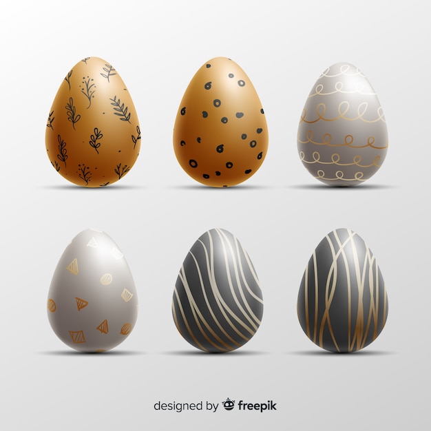 Free Vector easter egg collection