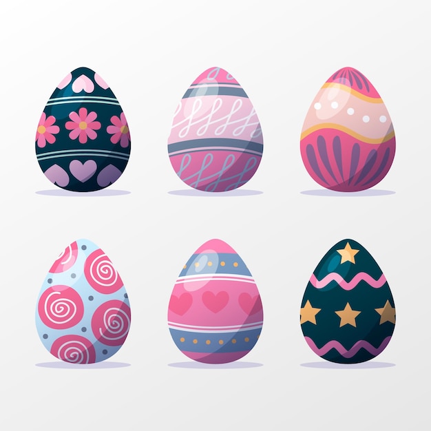 Free Vector easter egg collection