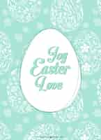 Free vector easter egg pattern