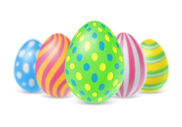 Free vector easter eggs collection