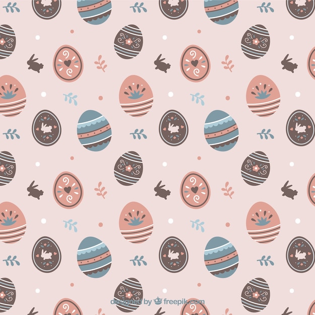 Easter eggs pattern