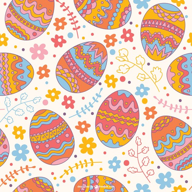 Easter seamless pattern