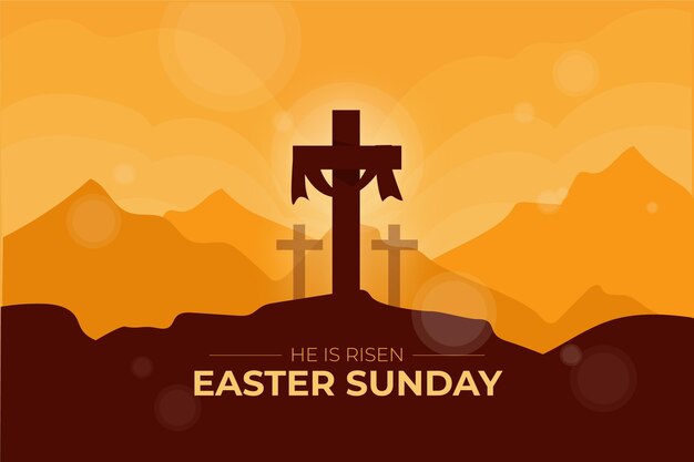 Easter sunday illustration