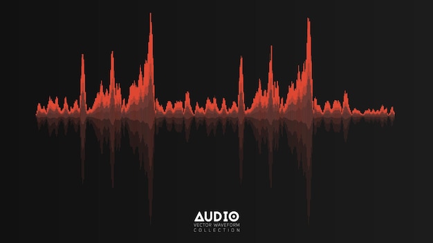 echo audio wavefrom