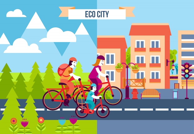 Eco City Decorative Icons