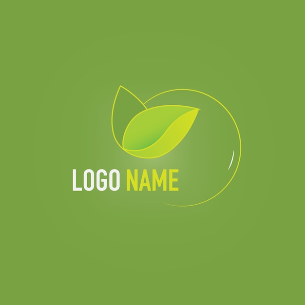 Free Vector eco logo template