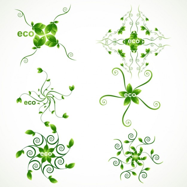 Free Vector ecologic design collection