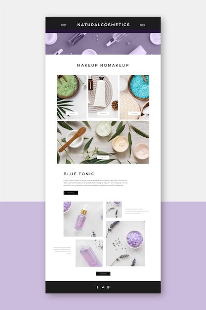 Ecommerce email template