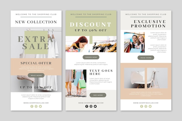 Ecommerce email template