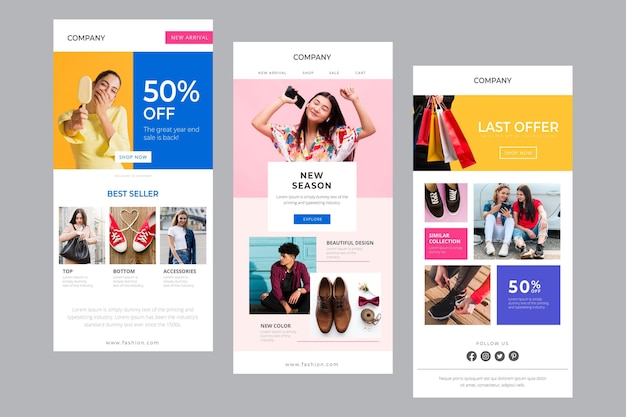 Ecommerce email template