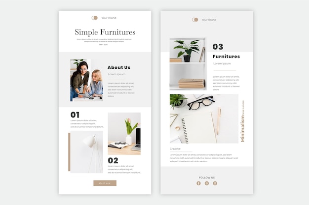 Ecommerce email template