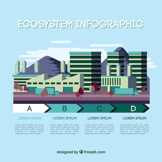 Ecosystem infographics design