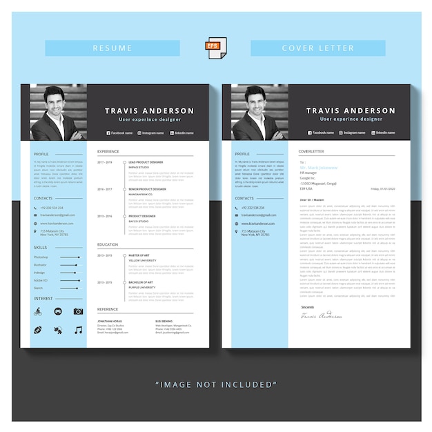 Editable cv format download and cover letter