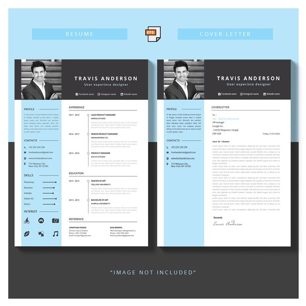 Editable cv format download and cover letter