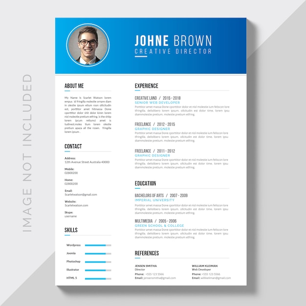 Editable cv format download