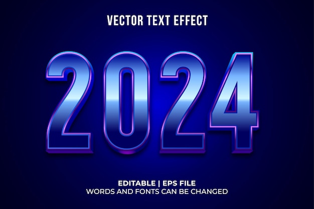 Free vector editable futuristic style text effect