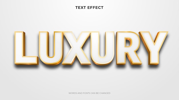 Editable luxury text effect, golden text effect