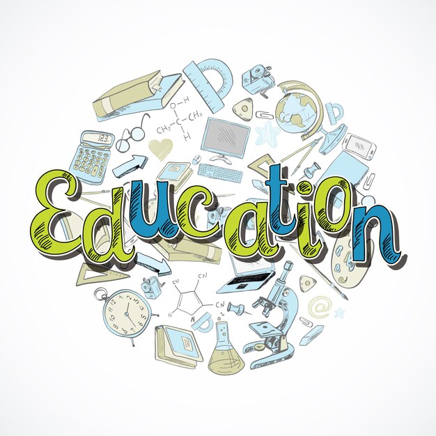 Education lettering