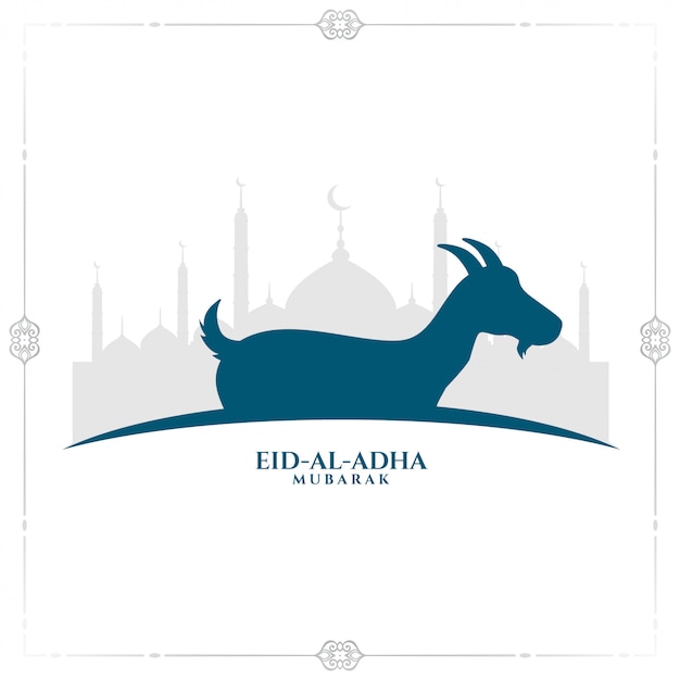 Eid al adha traditional festival background 