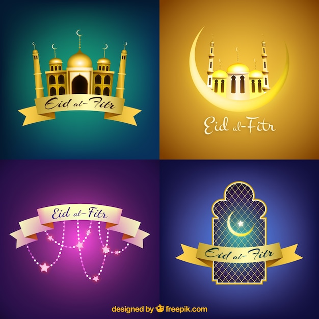 Eid al-fitr background collection