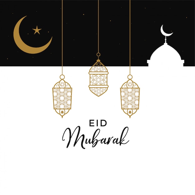 eid mubarak creative design background