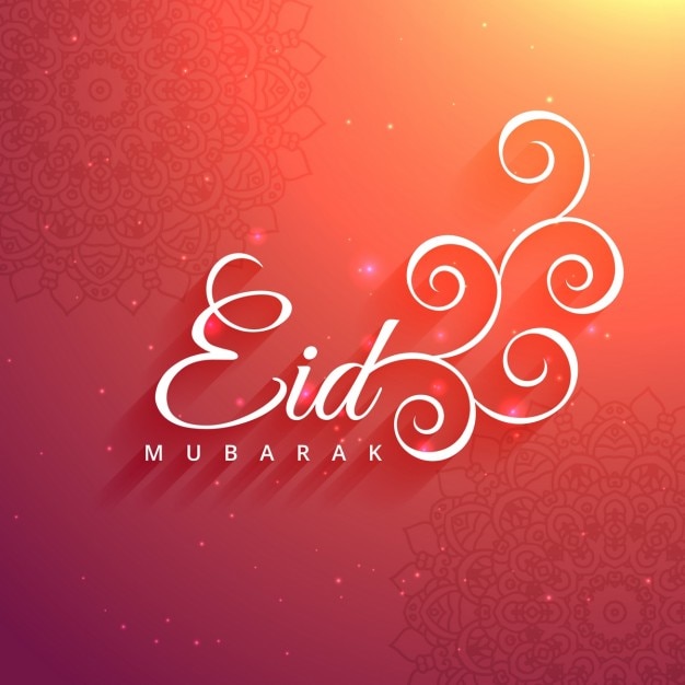 Free vector eid mubarak islamic festival celebration