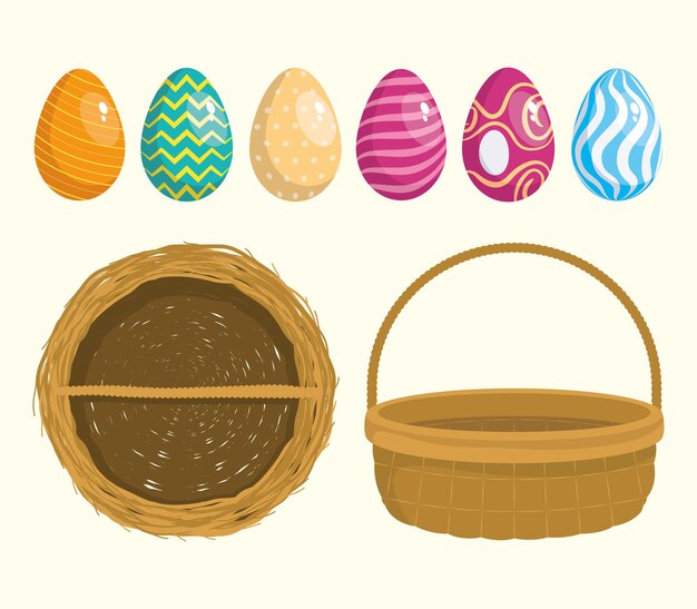 eight easter season set icons