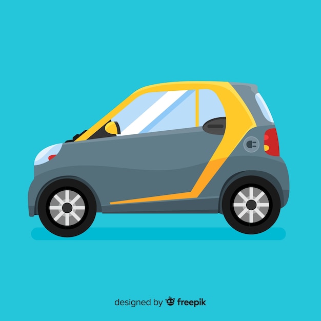 Free Vector electric car background