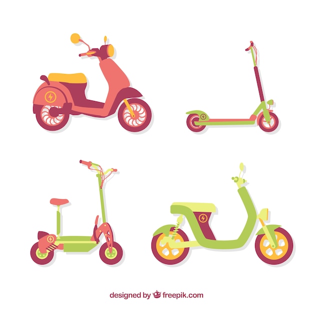 Electric scooters with lovely style