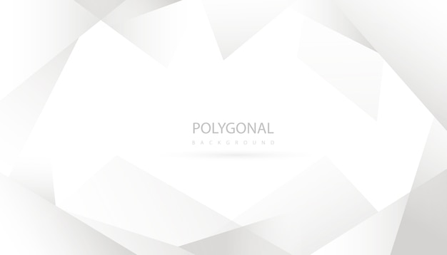 Elegant abstract polygonal