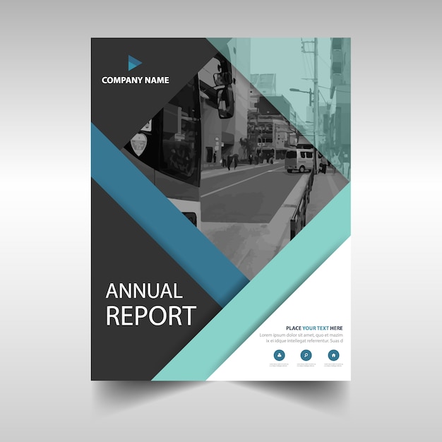 Elegant annual report brochure