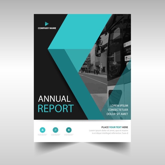 Elegant annual report cover