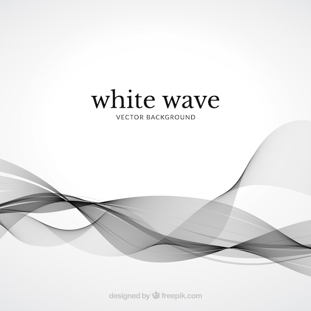 Free Vector elegant background with abstract waves