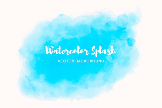 Elegant blue watercolor background