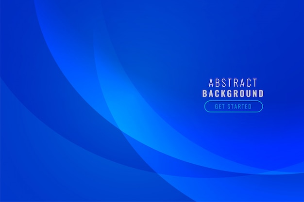 Elegant blue wave banner background