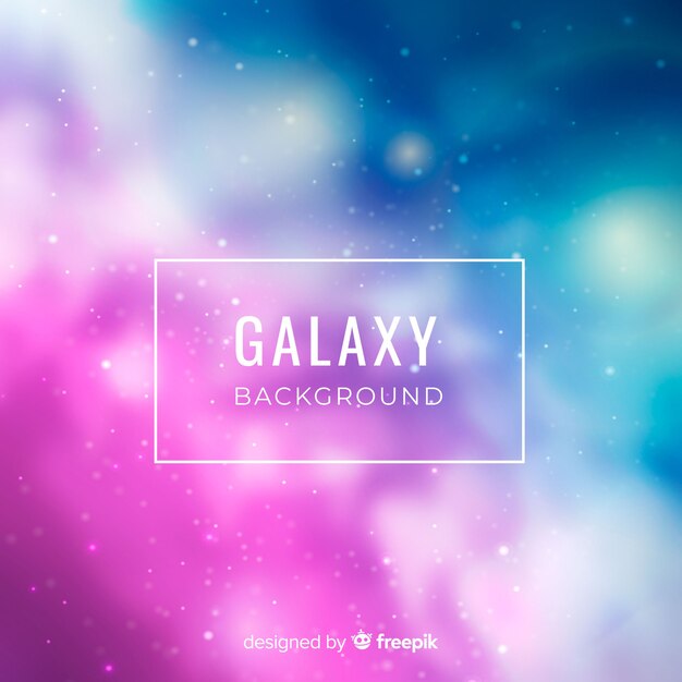 Elegant blurred galaxy background