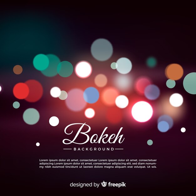 Elegant bokeh background