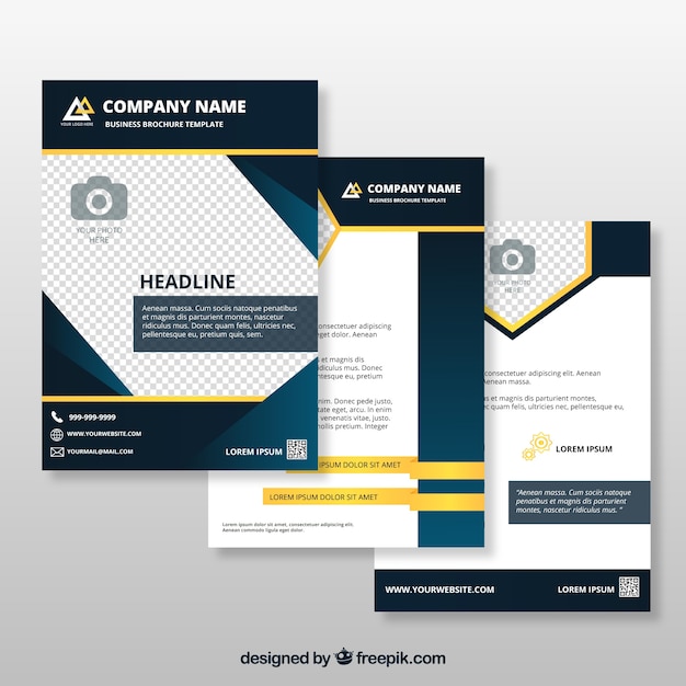 Elegant business brochures