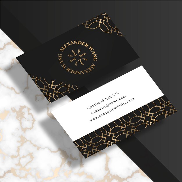 Elegant business card template design