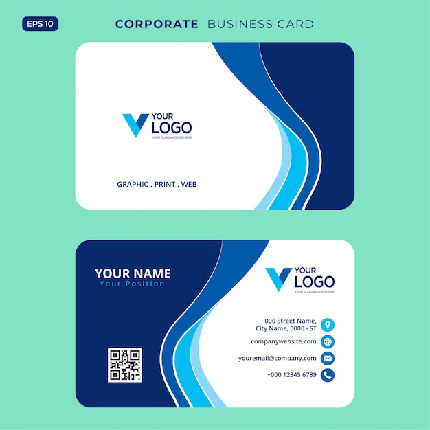 Elegant business card template