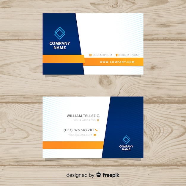 Elegant business card template