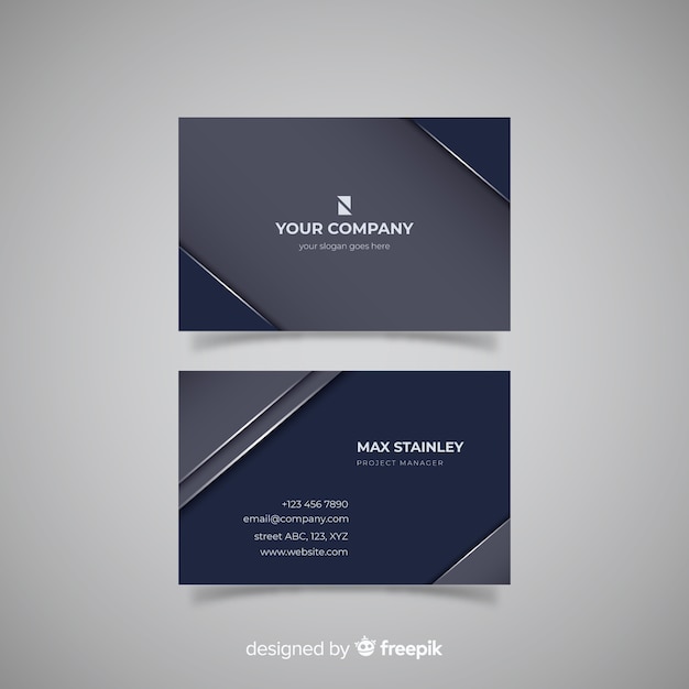 Elegant business card template