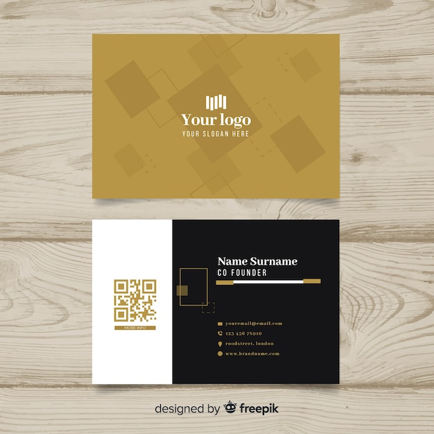 Elegant business card template