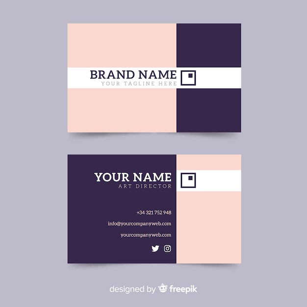 Elegant business card template