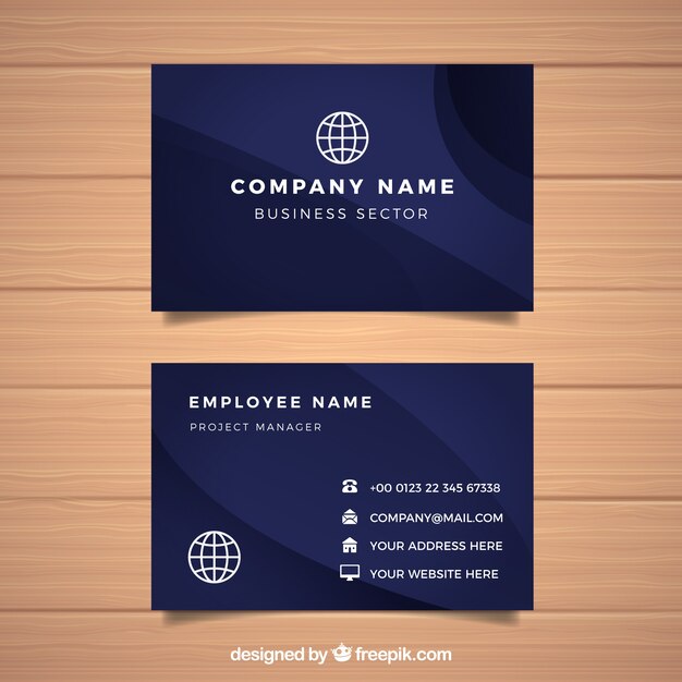 Elegant business card template